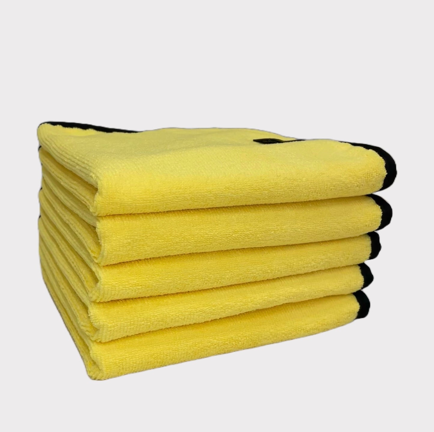 Multi-Purpose Yellow Microfiber Towels