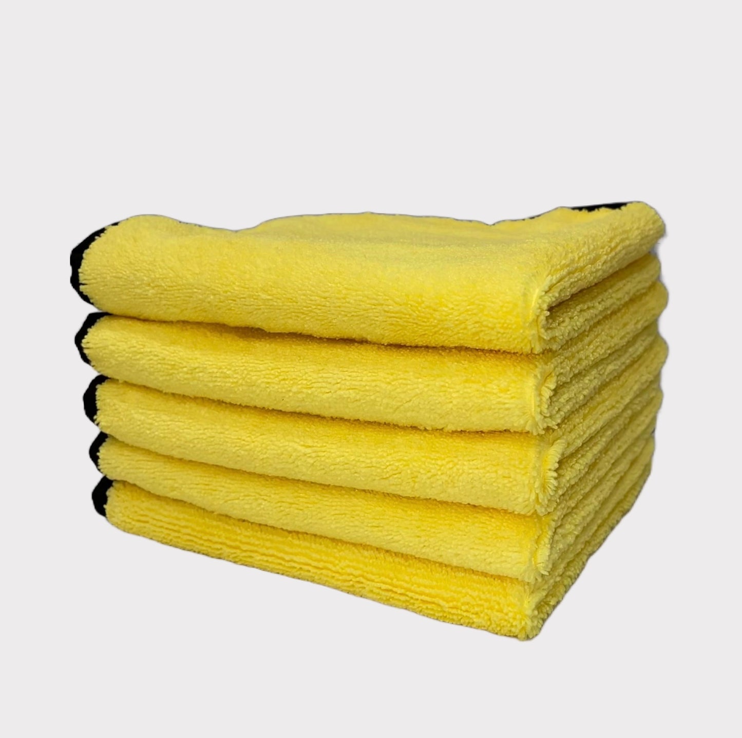 Multi-Purpose Yellow Microfiber Towels
